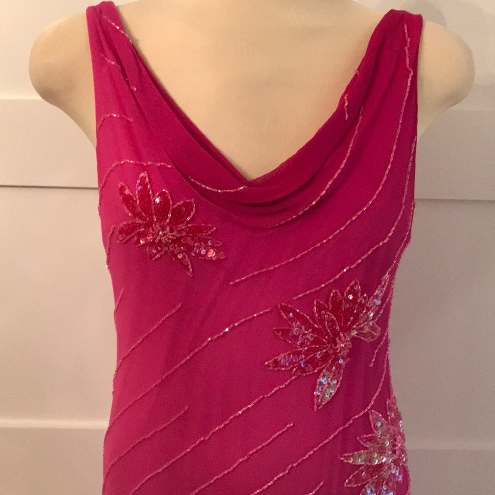 Long Summer Pink Dress